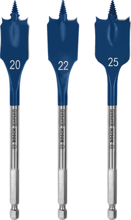 Set Mata Bor Sekop Bosch EXPERT Self Cut Speed ​​20 22 25 mm.